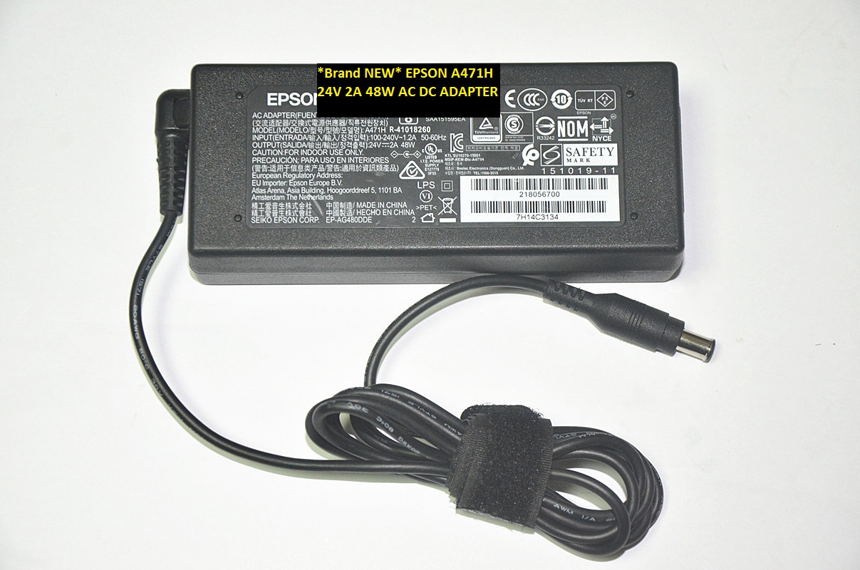 *Brand NEW* 24V 2A 48W AC DC ADAPTER EPSON A471H
